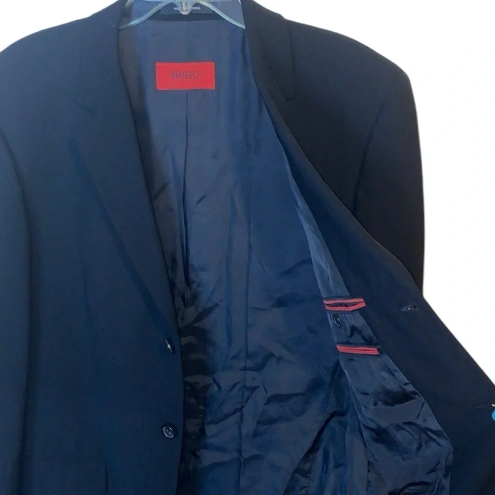 Men’s Hugo Boss Black Blazer Jacket, Size Large